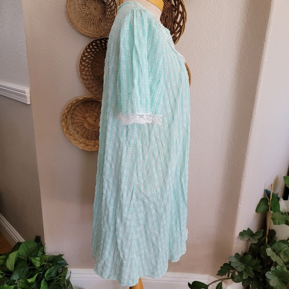 Vintage 1960 Texsheen Lingerie Robe SZ S - Picture 5 of 8